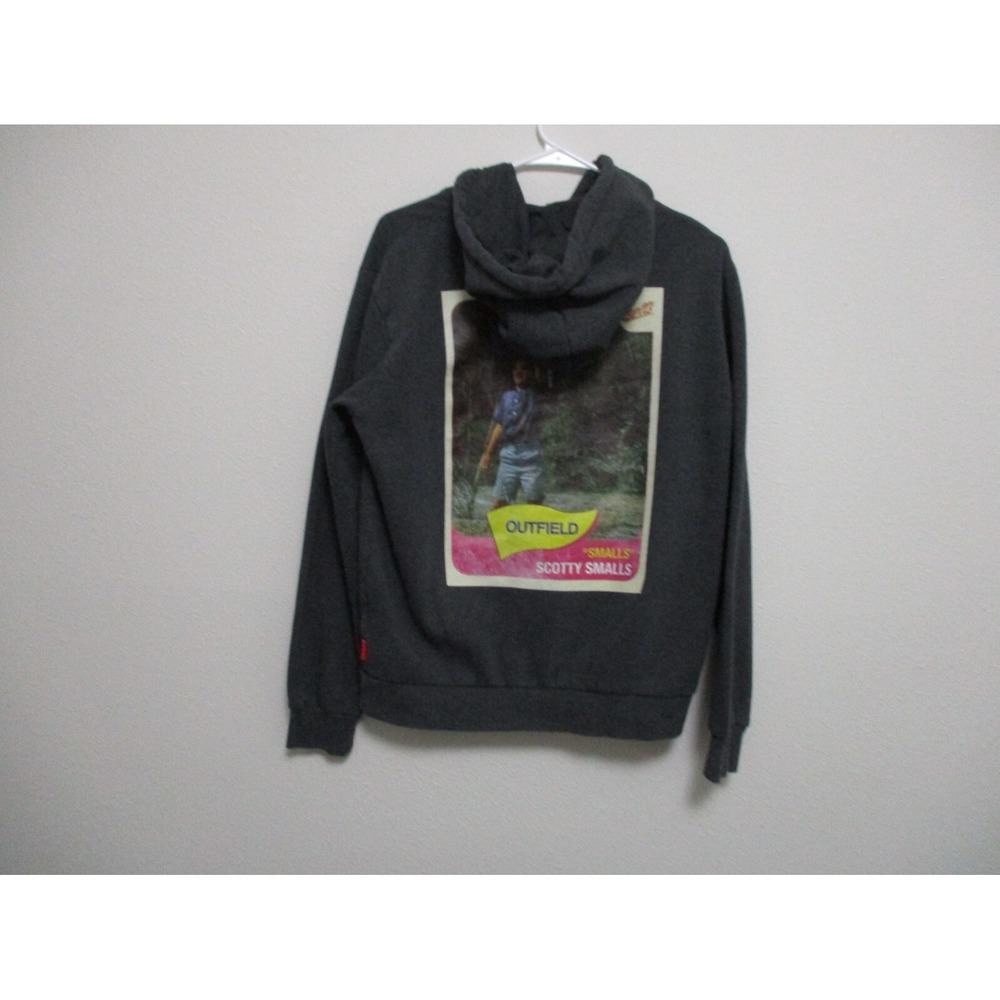 RSVLTS Sweater Mens Medium Gray Hoodie Sweatshirt Sandlot Baseball Scotty Logo